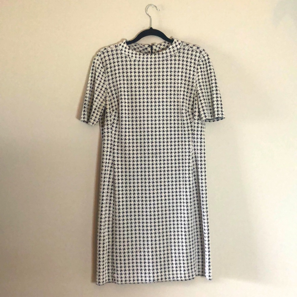 Black & white houndstooth dress